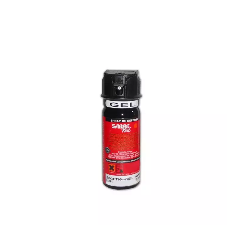 Spray de defensa personal Sabre Red gel MK-3 50ml